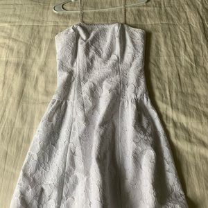 Lily Pulitzer white lace strapless dress